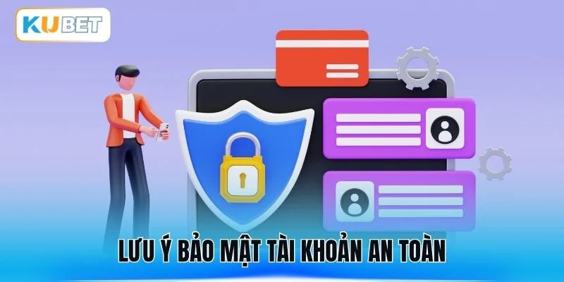 Lưu ý bảo mật tài khoản an toàn